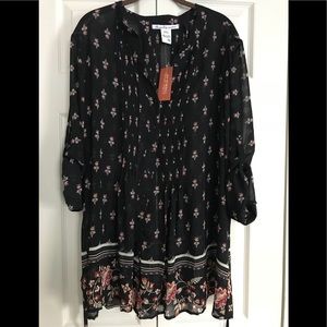 American Rag chiffon a-line tunic